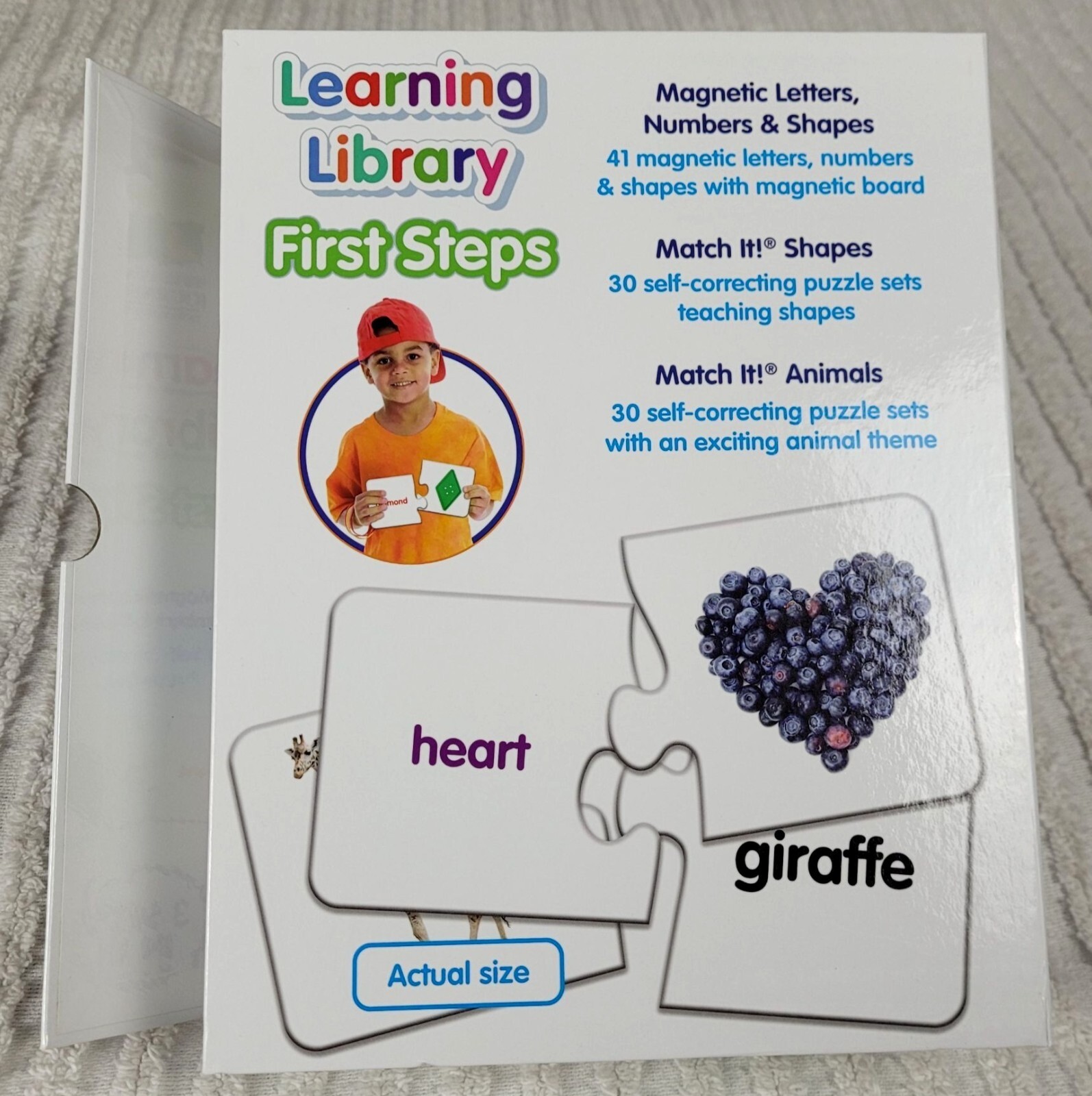Learning Library First Steps Educational Set Letters Numbers Shapes Homeschool