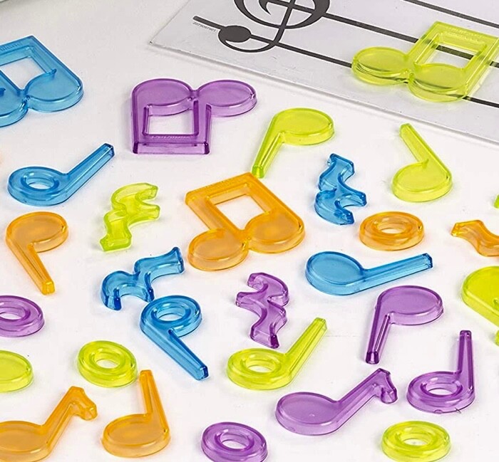 Miniland MLE97901 Translucent Musical Counters Educational Light table Preschool