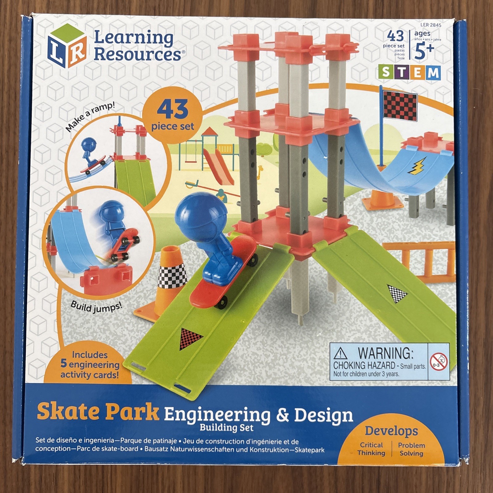 Learning Resources Skate Park Engineering & Design Building Set
