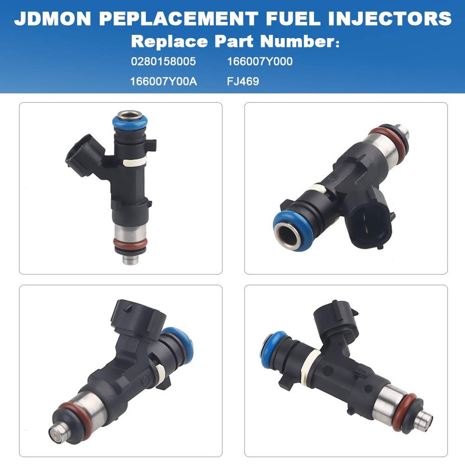 JDMON Fuel Injectors Compatible with Nissan Altima 2004-2006,Maxima 2004-2008…