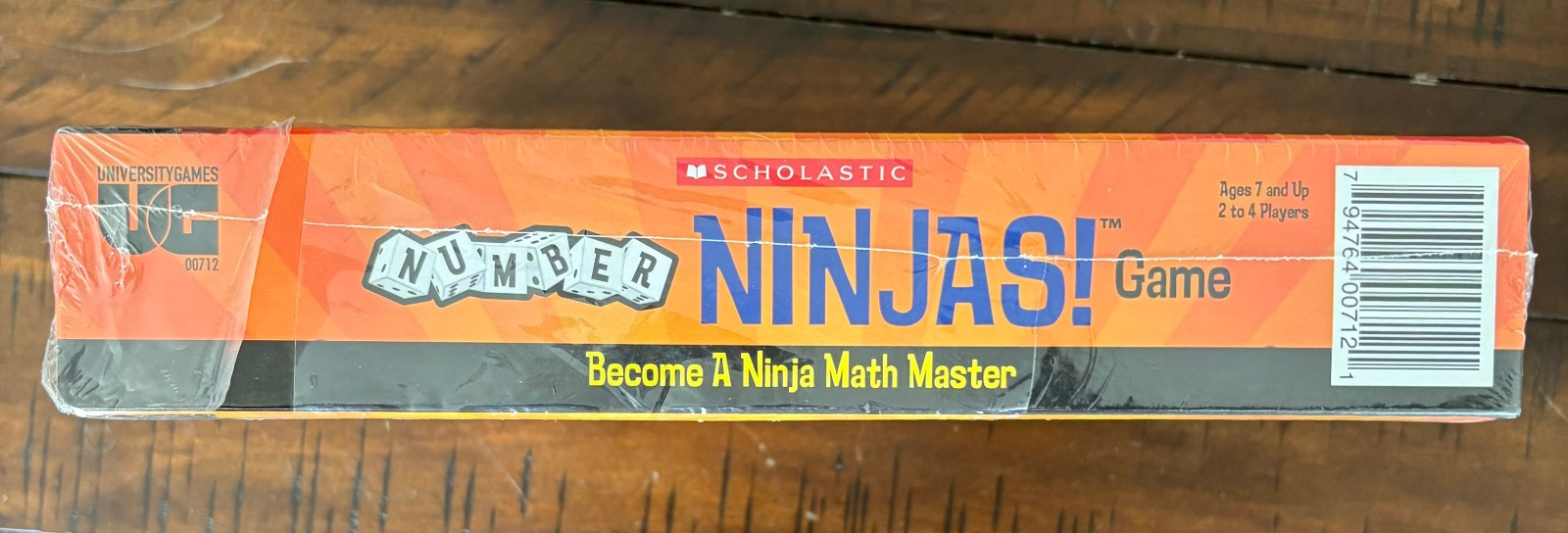 Scholastic Number Ninjas Math Board Game NEW Sealed Ages 7+ 2–4 Players