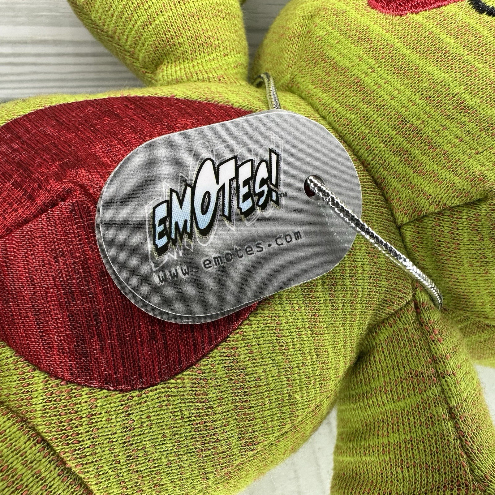 Emotes Collectible Emotional Therapy Toys Ick Plush New With Tags Rare Green Red
