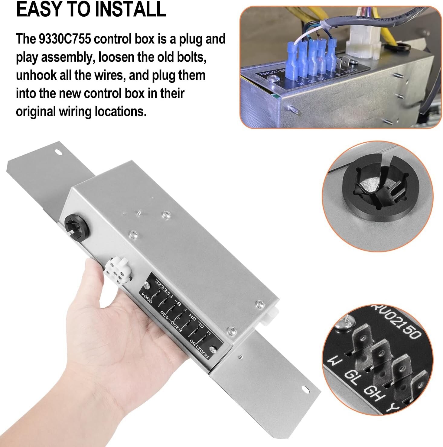 9330C755 Air Control Box Assembly Compatible with Coleman Ma-ch 15 RV A/C Air