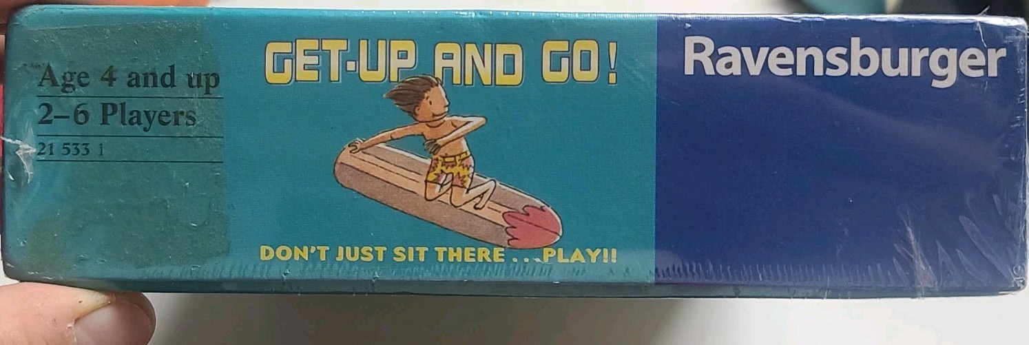 GET UP AND GO! Don’t Just Sit There…Play!! Vintage Card Game By RAVENSBURGER