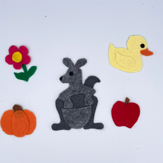 What’s In My Pocket ? Sample Set for Felt or Flannel Board Play