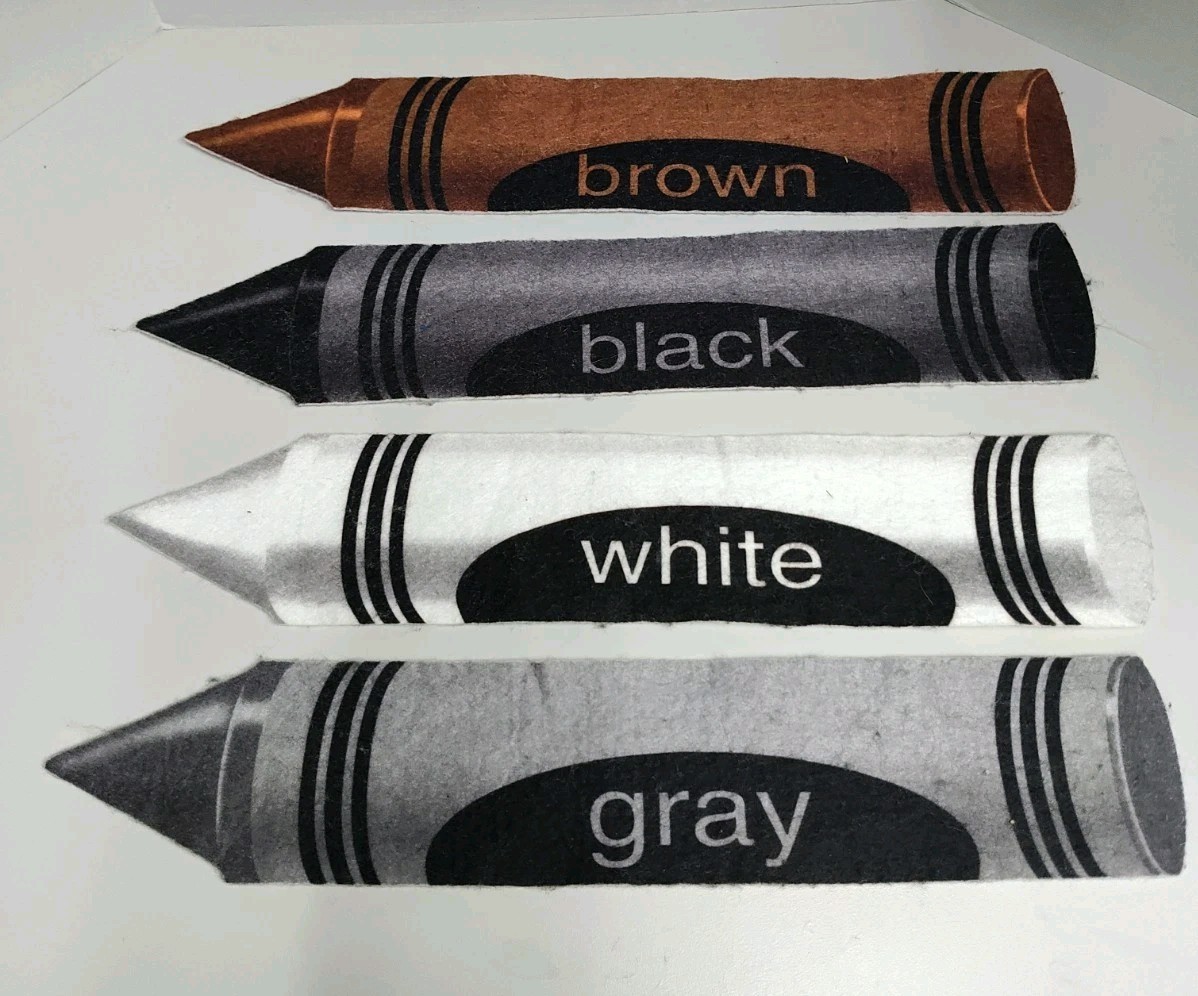 Vintage Story Teller Board Large Felt Color Crayons English & Spanish Language