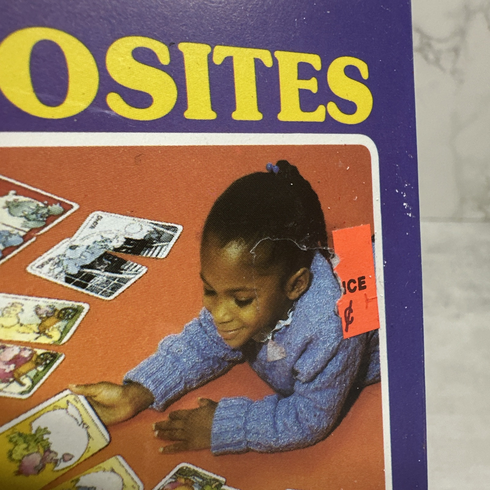 VTG 1980s Rainbow Works NOS Preschool Matching Cards What’s Next & Opposites