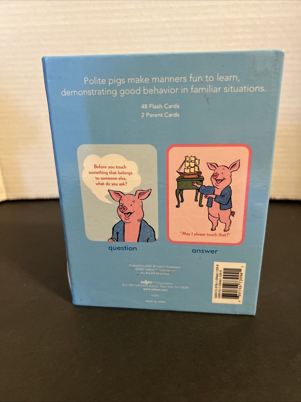 eeboo Good Manners Flash Cards What to Do, What to Say, Polite Behavior Everyday