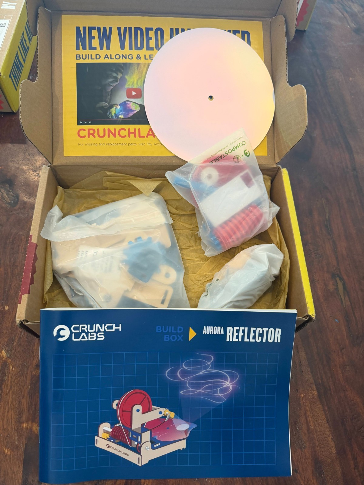 Mark Rober CrunchLabs Year 2 Build Box Aurora Reflector