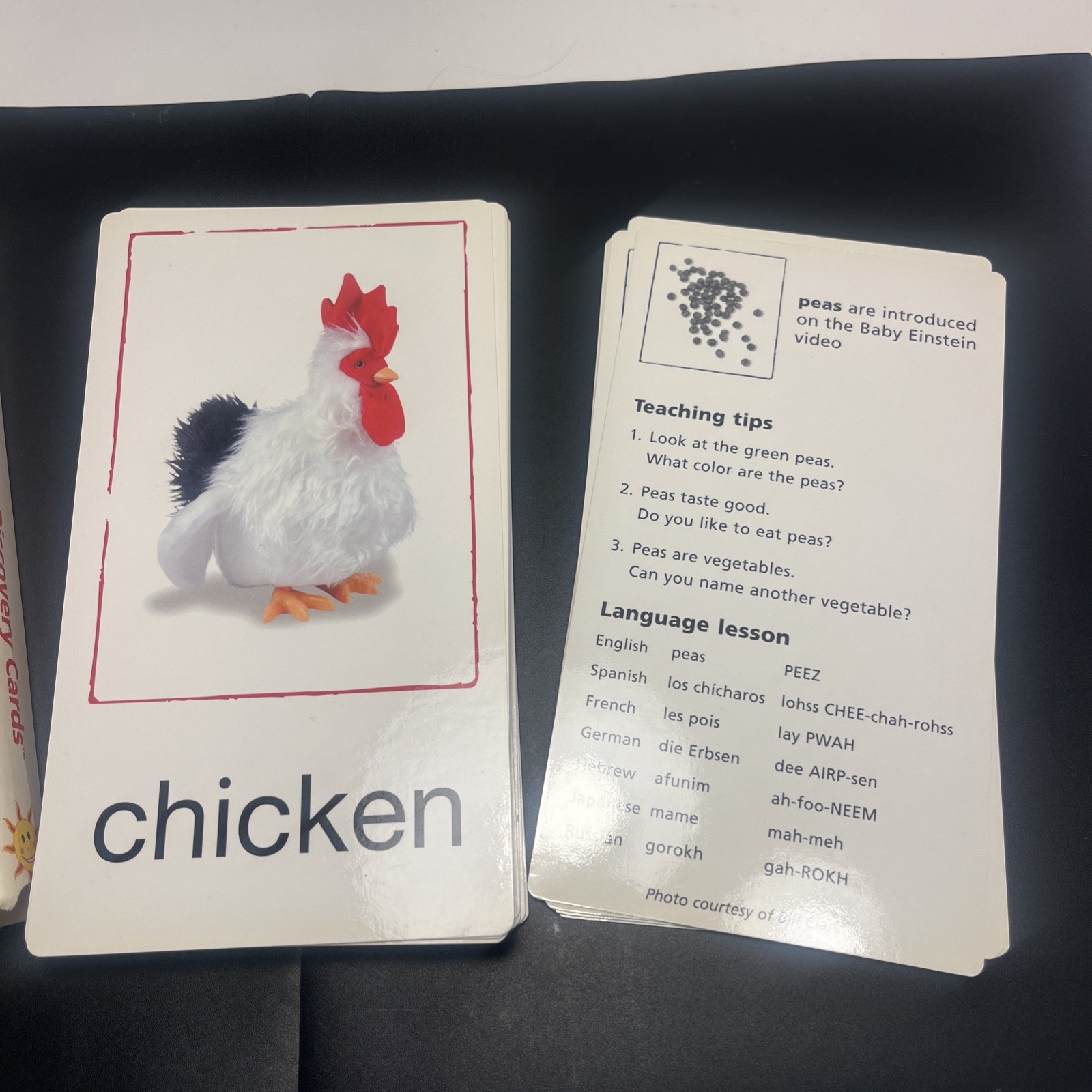 Baby Einstein Language Discovery Cards Educational Cards for Babies Set of 29