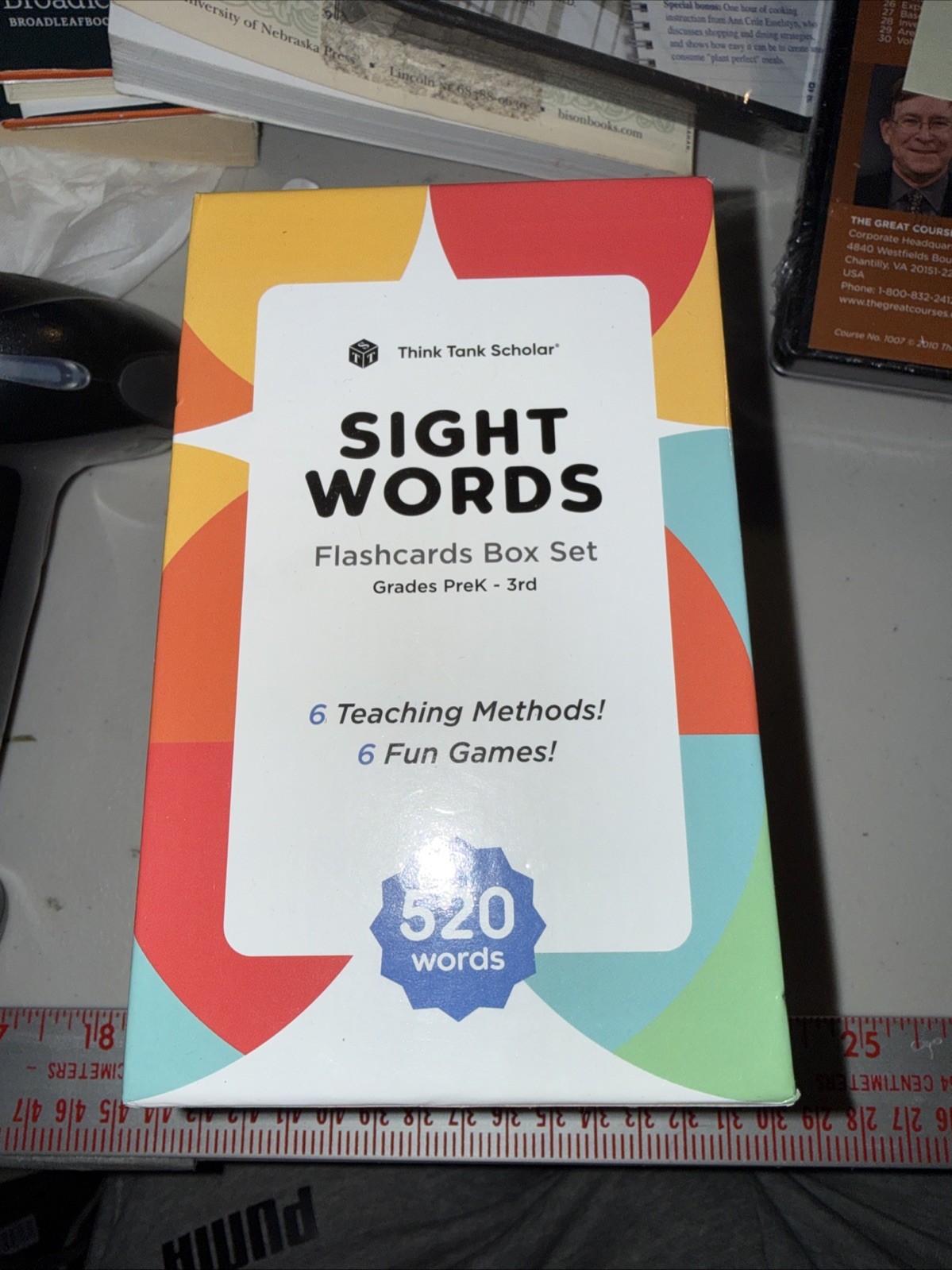 Think Tank Scholar Sight Words Flashcards Box Set of 5 520 Words PK,K,1,2,3 EC