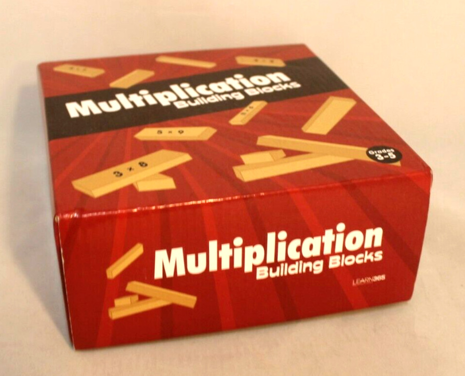 Multiplication Building Blocks, Educational, LEARN365 GRADES 3-5 Homeschool VG