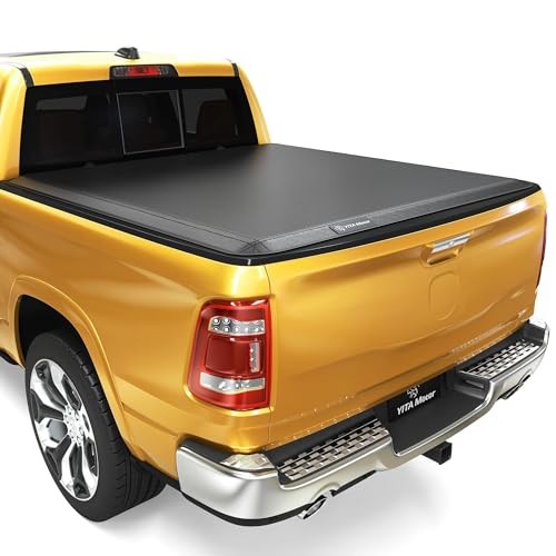 YITAMOTOR SOFT TRI-FOLD TRUCK BED TONNEAU COVER DODGE RAM 1500 CETC-2009 – BLACK