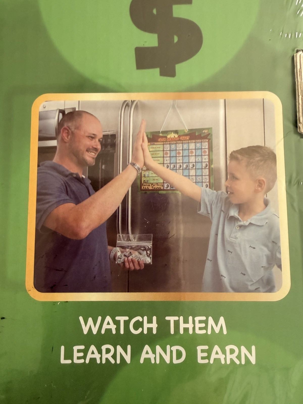 Cadily Cash Reward Chart. Magnetic Chore Chart for Kids. Learning Money Chart