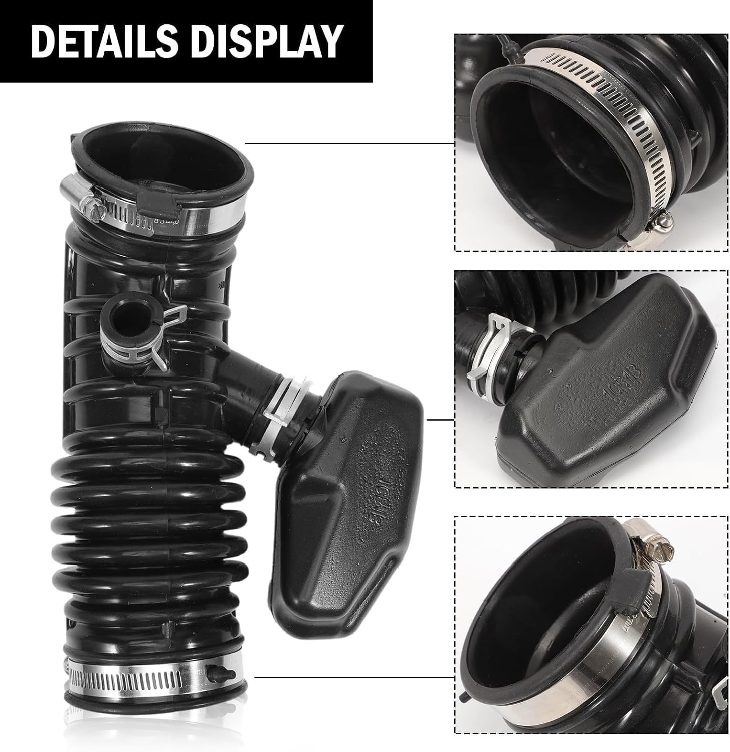 696-550 Engine Air Intake Hose fits 370Z INFINITI G37 Q40 Q60 QX50 V6 3.7L