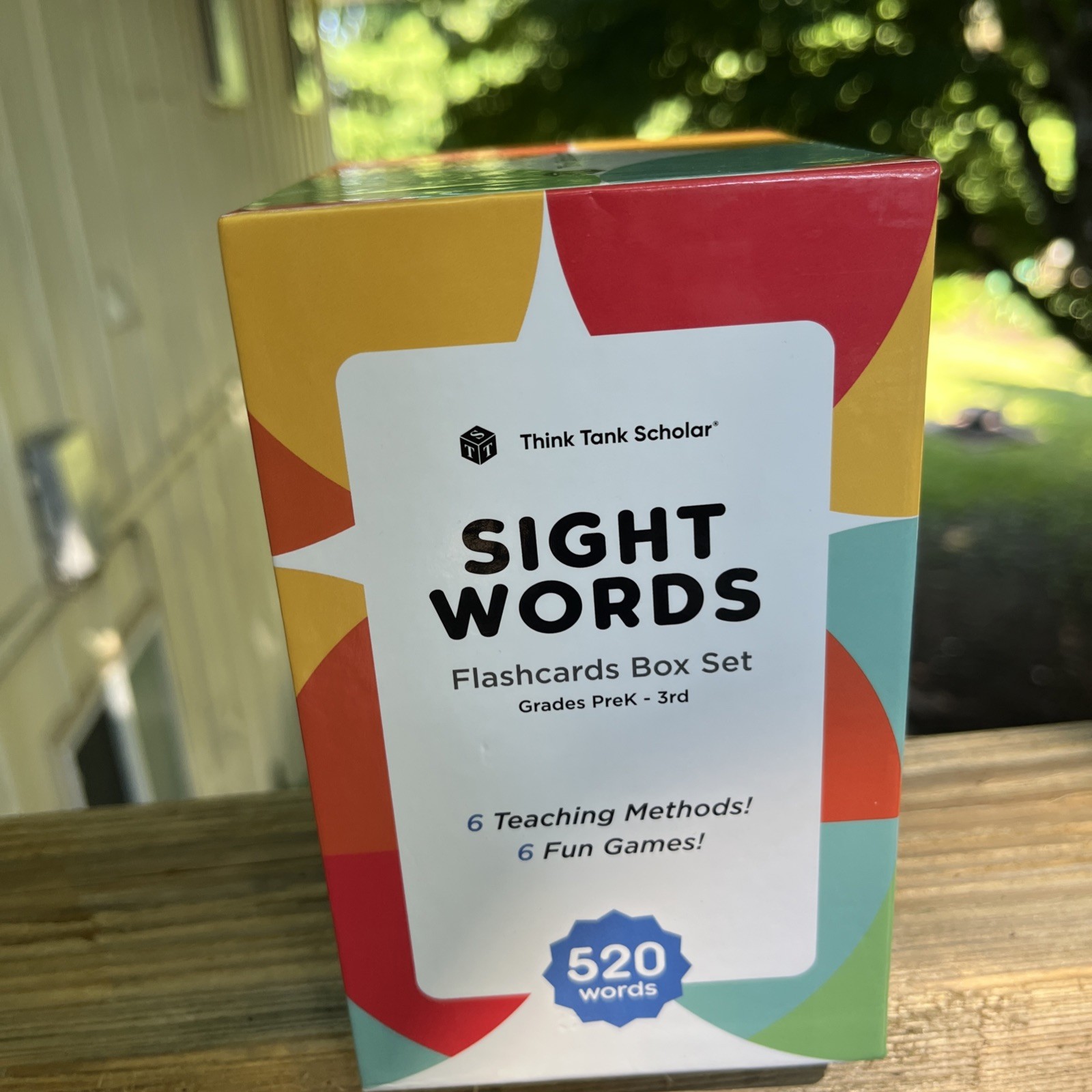 Think Tank Scholar 520 Sight Words Flash Cards (Award-Winning) Pre K – 3rd grade