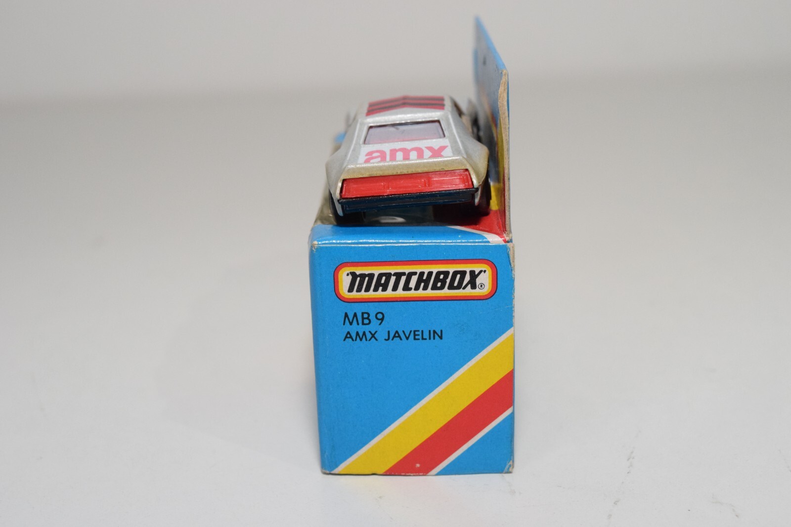 A94 1:64 3 INCH MATCHBOX LESNEY MB-9 MB9 MB 9 AMX JAVELIN METALLIC GREY MIB