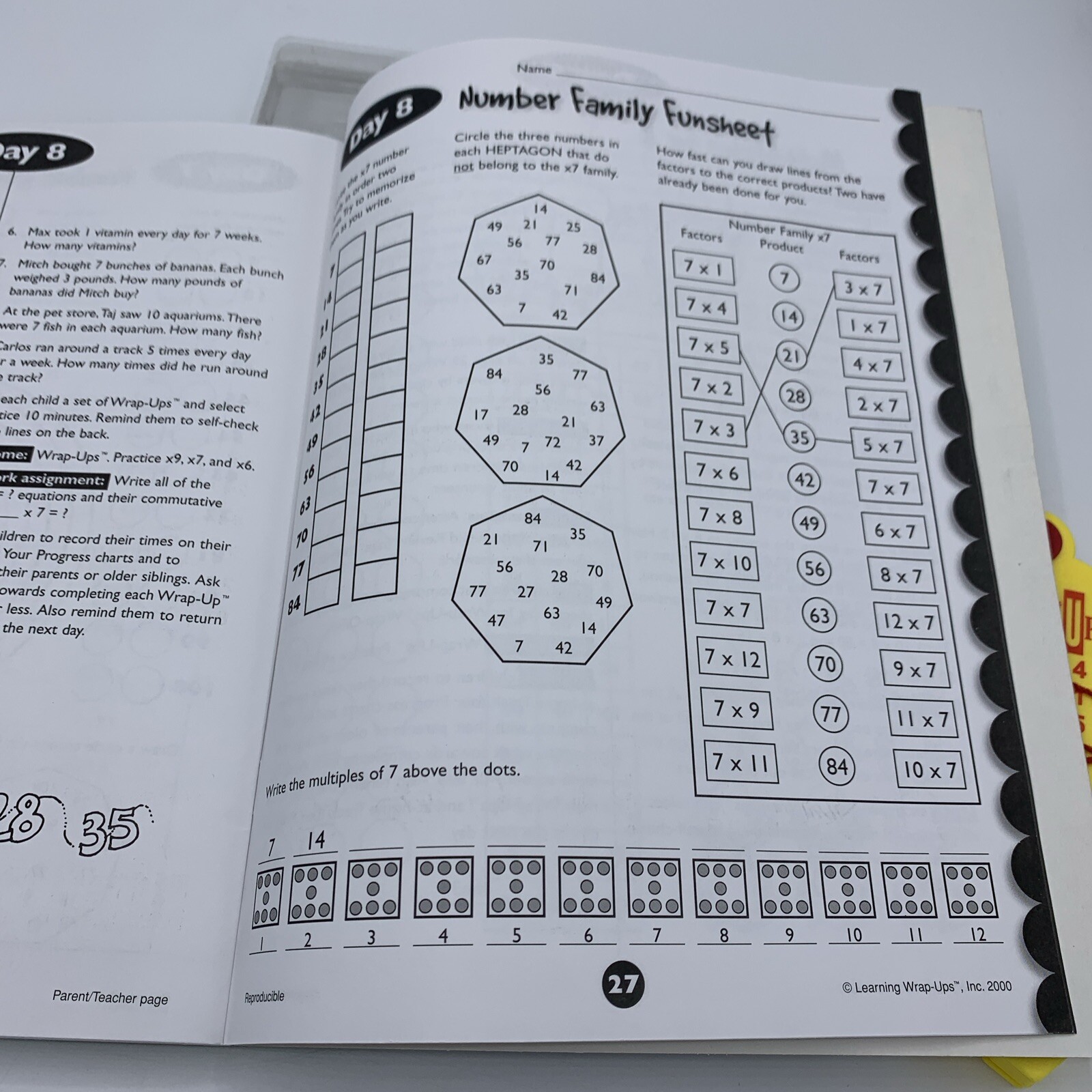 Educational Wrap Ups 10 Days to Multiplication Mastery Home School/Classroom