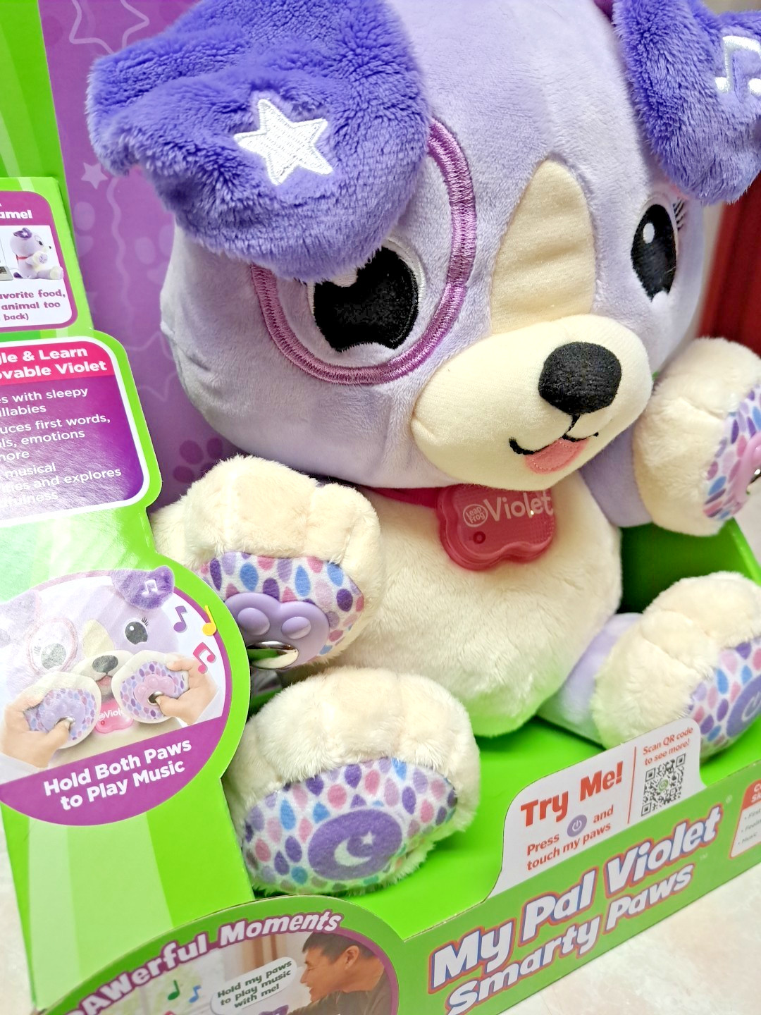 New LeapFrog My Pal Violet Smarty Paws – 40+ Songs & Phrases – Interactive Plush