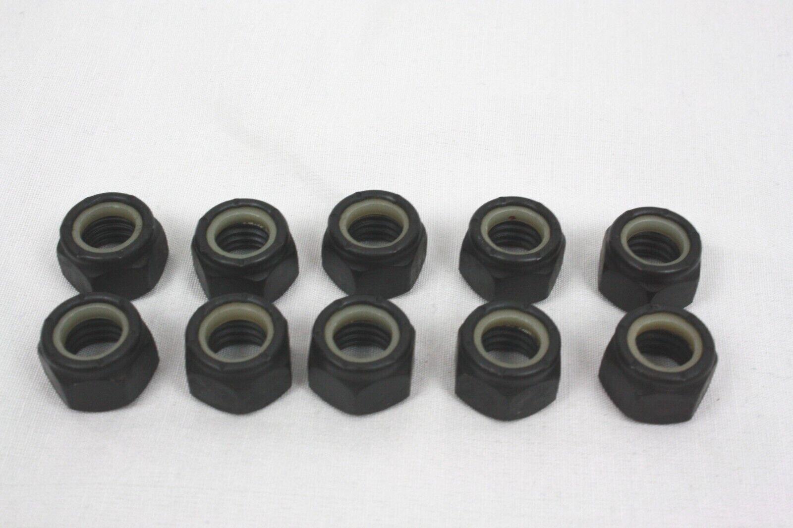 250 PACK Nylon Insert Lock Hex Nut 7/16″-14 Coarse Grade 8 Steel 10-Nuts