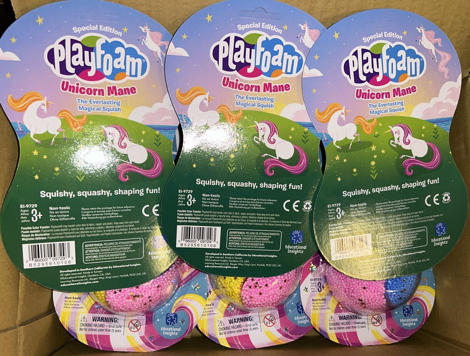 Educational Insights Playfoam Unicorn Mane – 12 Count New