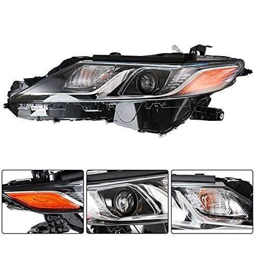 18-22 Toyota Camry L LE SE LED Headlight Black Housing Left Driver 8115006C40