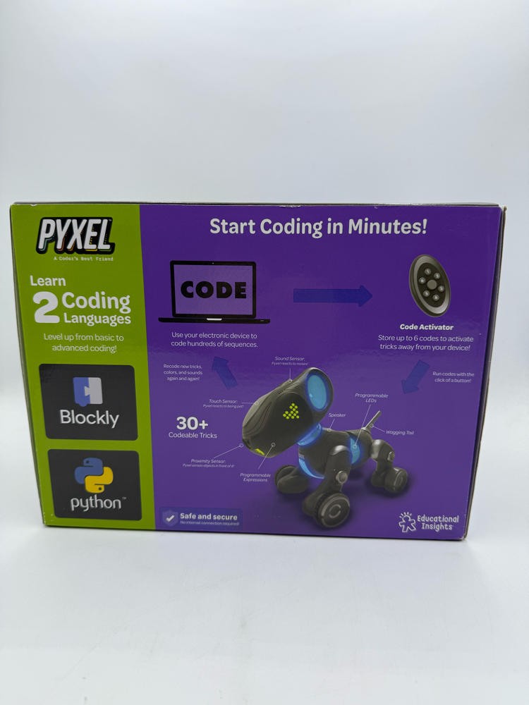 Educational Insights PYXEL A Coder’s Best Friend – Coding Robots for Kids, NEW