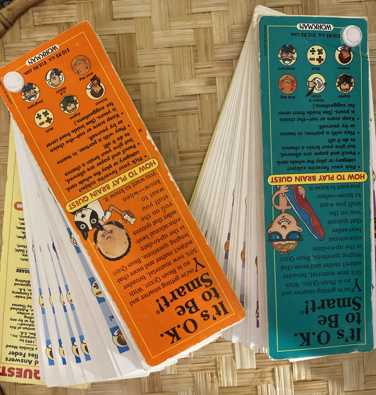 2 Brain Quest Decks 4th & 5th Grade
