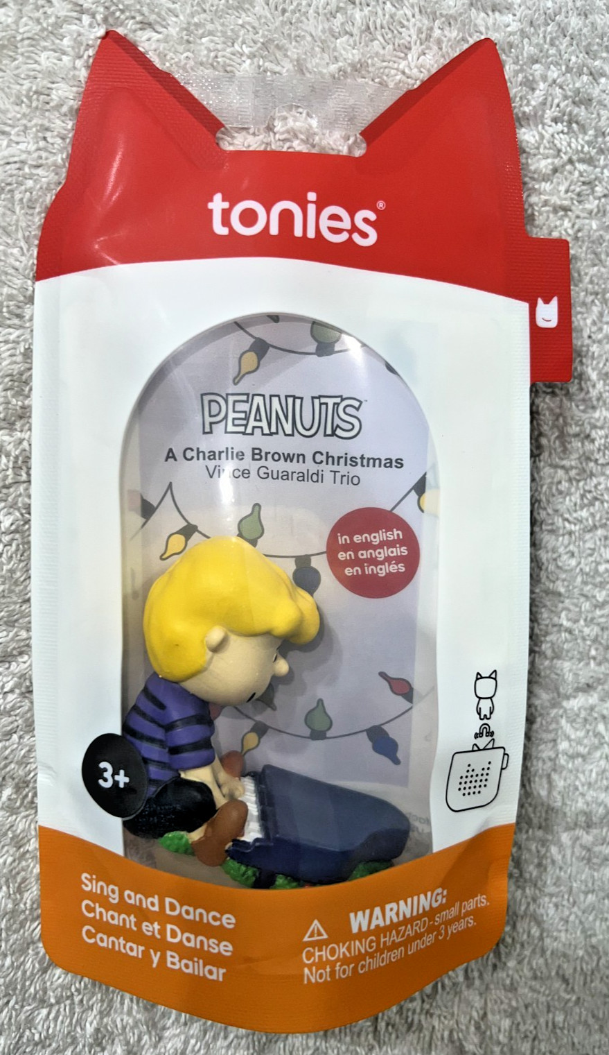 TONIES PEANUTS A CHARLIE BROWN CHRISTMAS SCHROEDER AUDIO FIGURE **NEW**