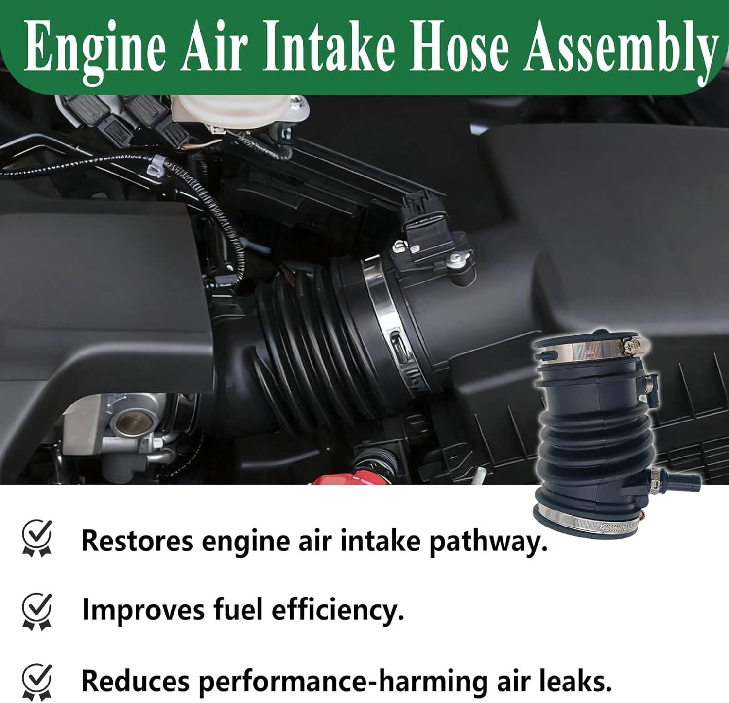 Engine Air Intake Hose Assembly Compatible with Ford Fusion 2013-2020 |