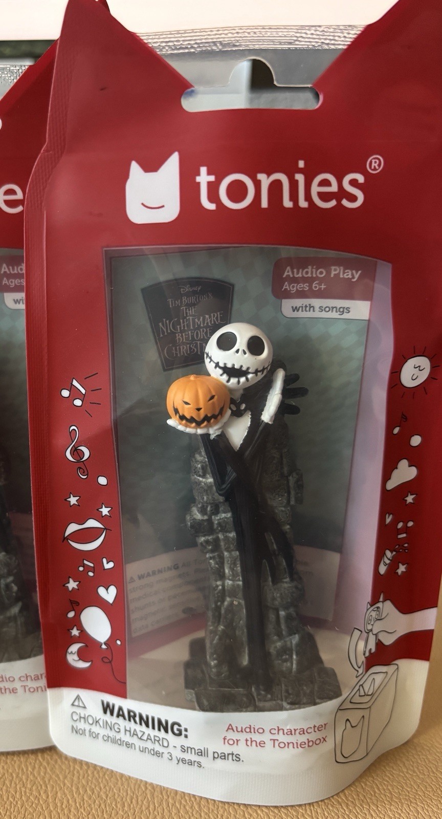 Jack Skellington Nightmare Before Christmas Tonies Toniebox Character *Sealed*