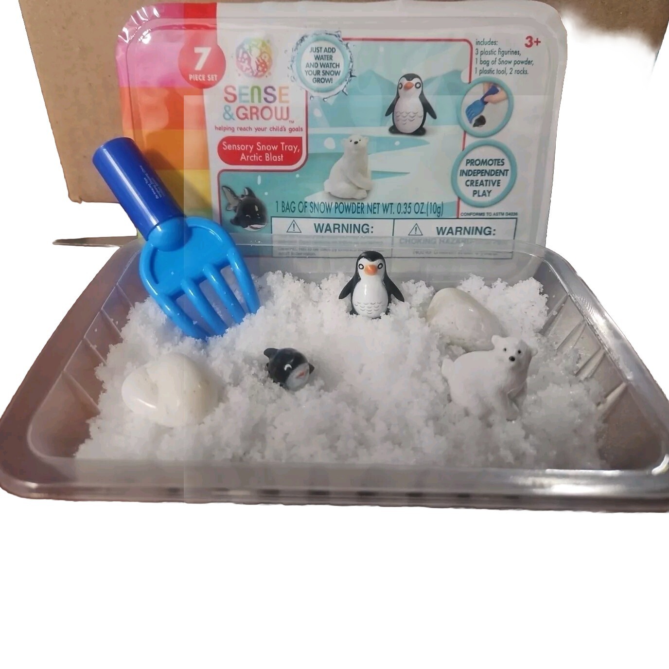 Magic Snow Playset LOT OF 4 ✨ Sense & Grow – Arctic Blast 7pc NEW