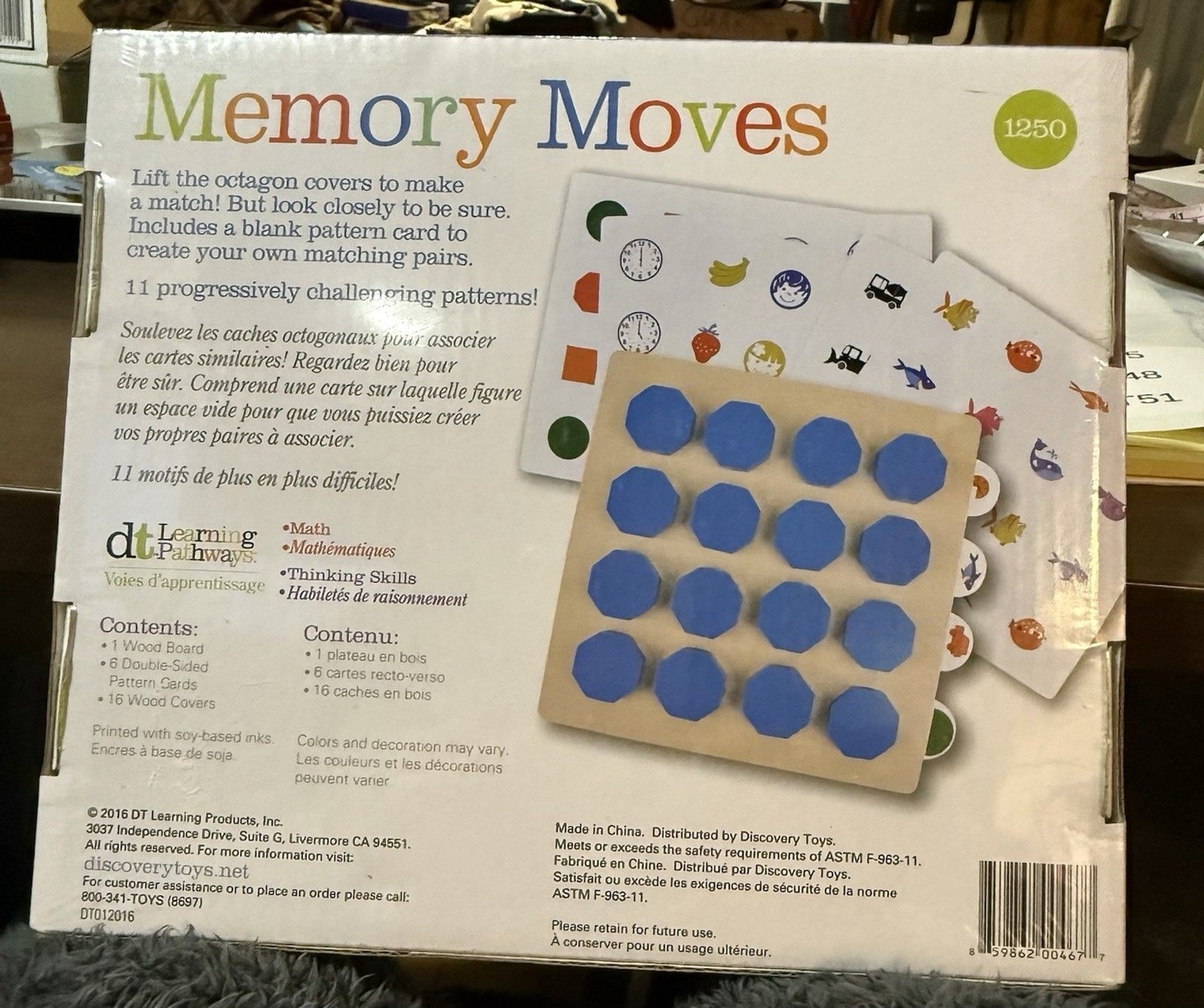 new discovery toys memory moves math thinking skills learning wood educational