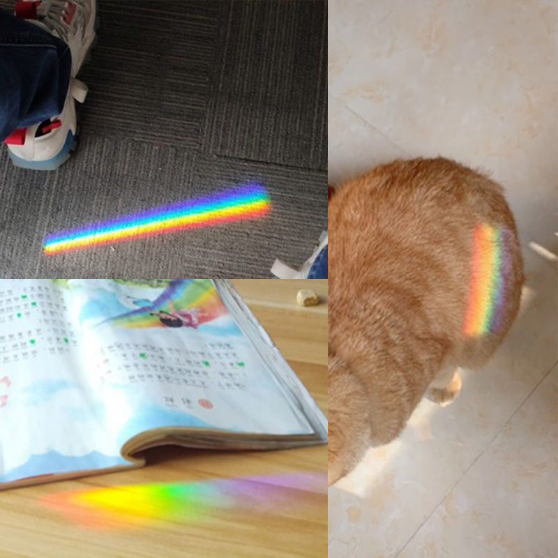 Physics Optical Equilateral Prism Glass Physics Experiment Children’s Toys