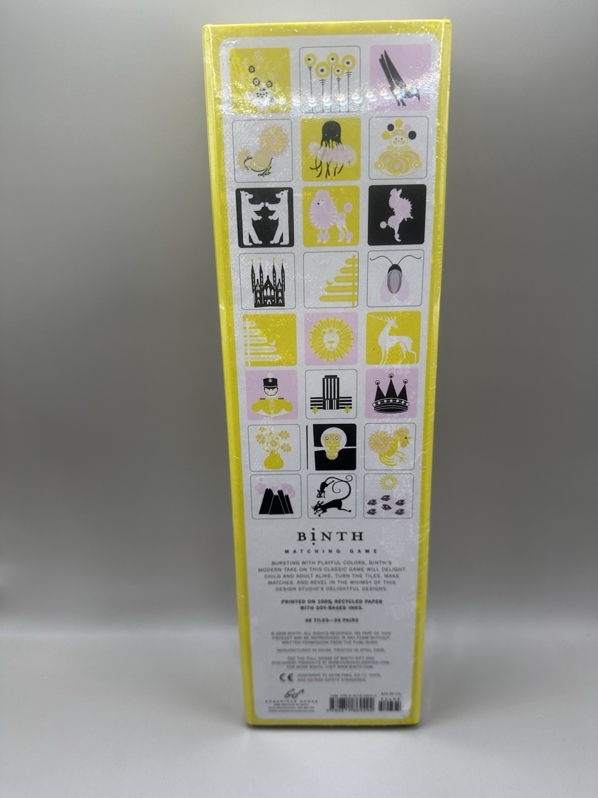 Binth Matching Game Children And Adults Colorful NEW Old Stock 2009