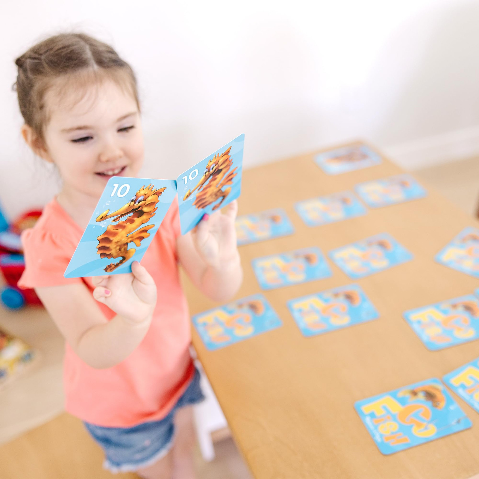 Melissa and Doug Animal Card Game Set Old Maid Go Fish Rummy for Kids 3+