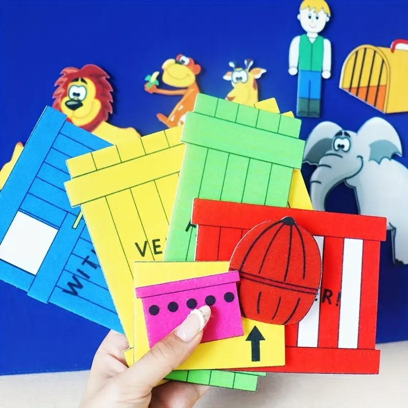 Dear Zoo Felt Story Set, Educational Preschool Toys, Storytelling Classroom Tool