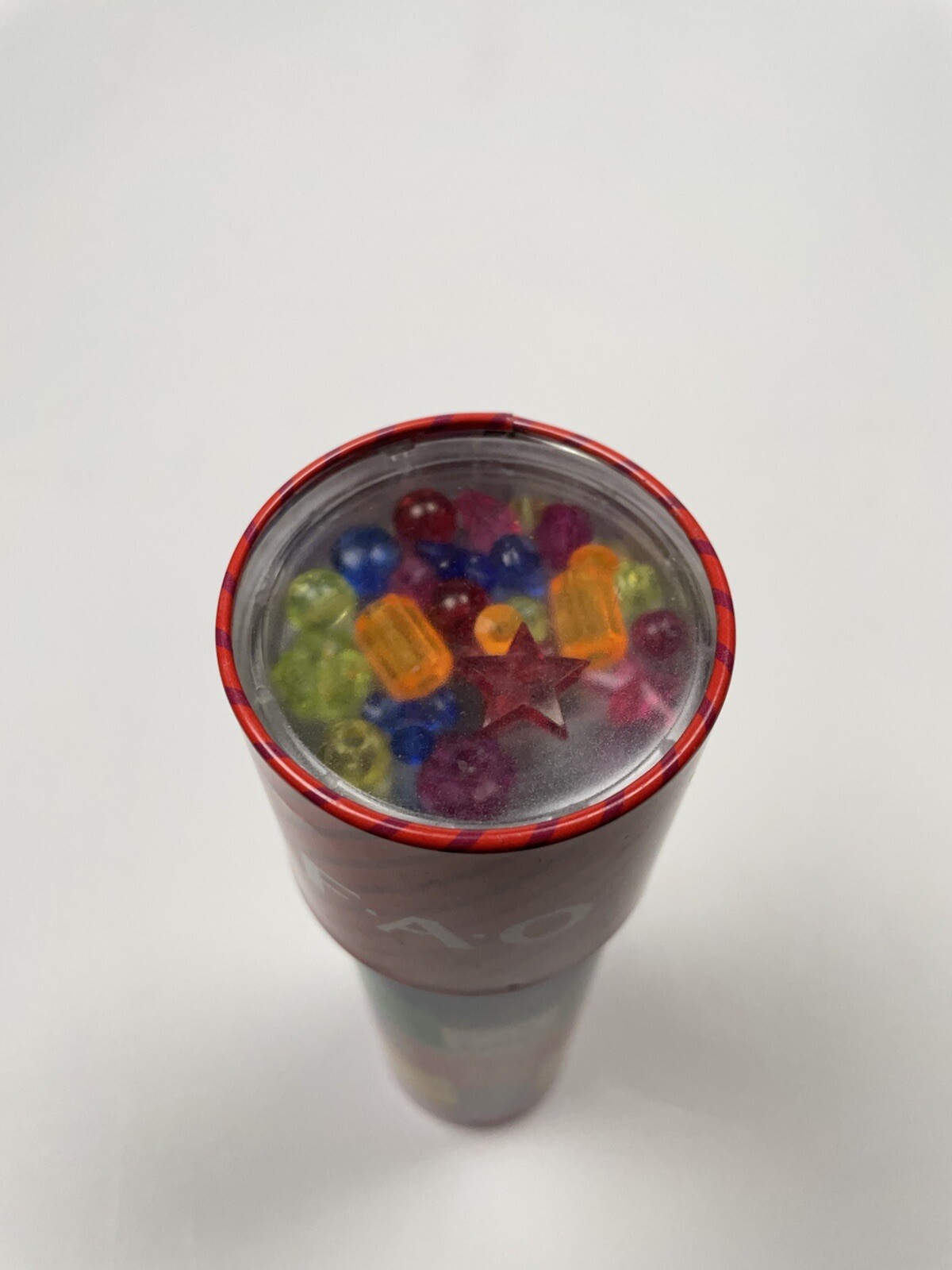 FAO Schwarz Kaleidoscope Metal Plastic Beads Child’s Toy
