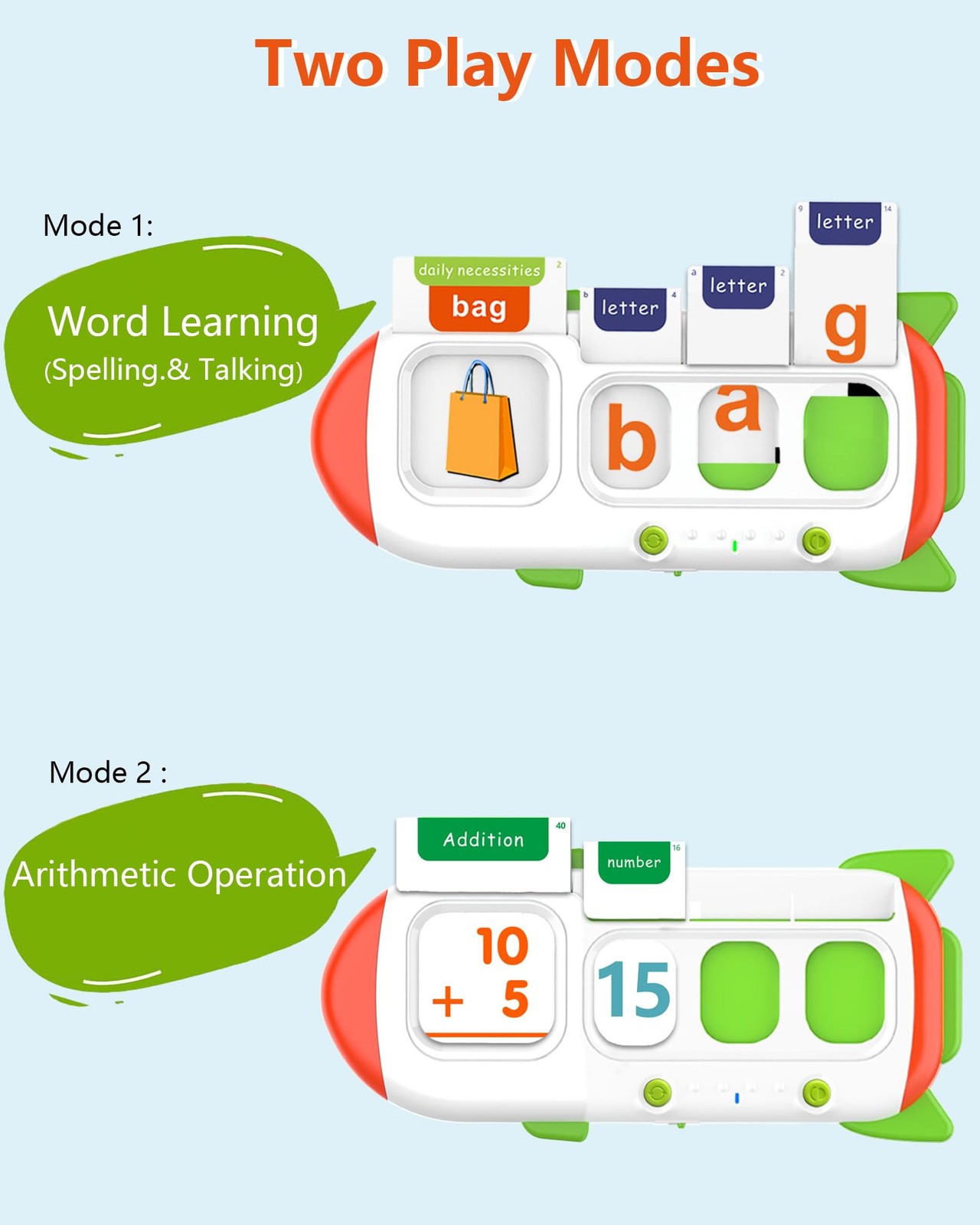 Math Games and Flash Cards for Toddlers 5-7, Speech Therapy, Autism Sensory Toys