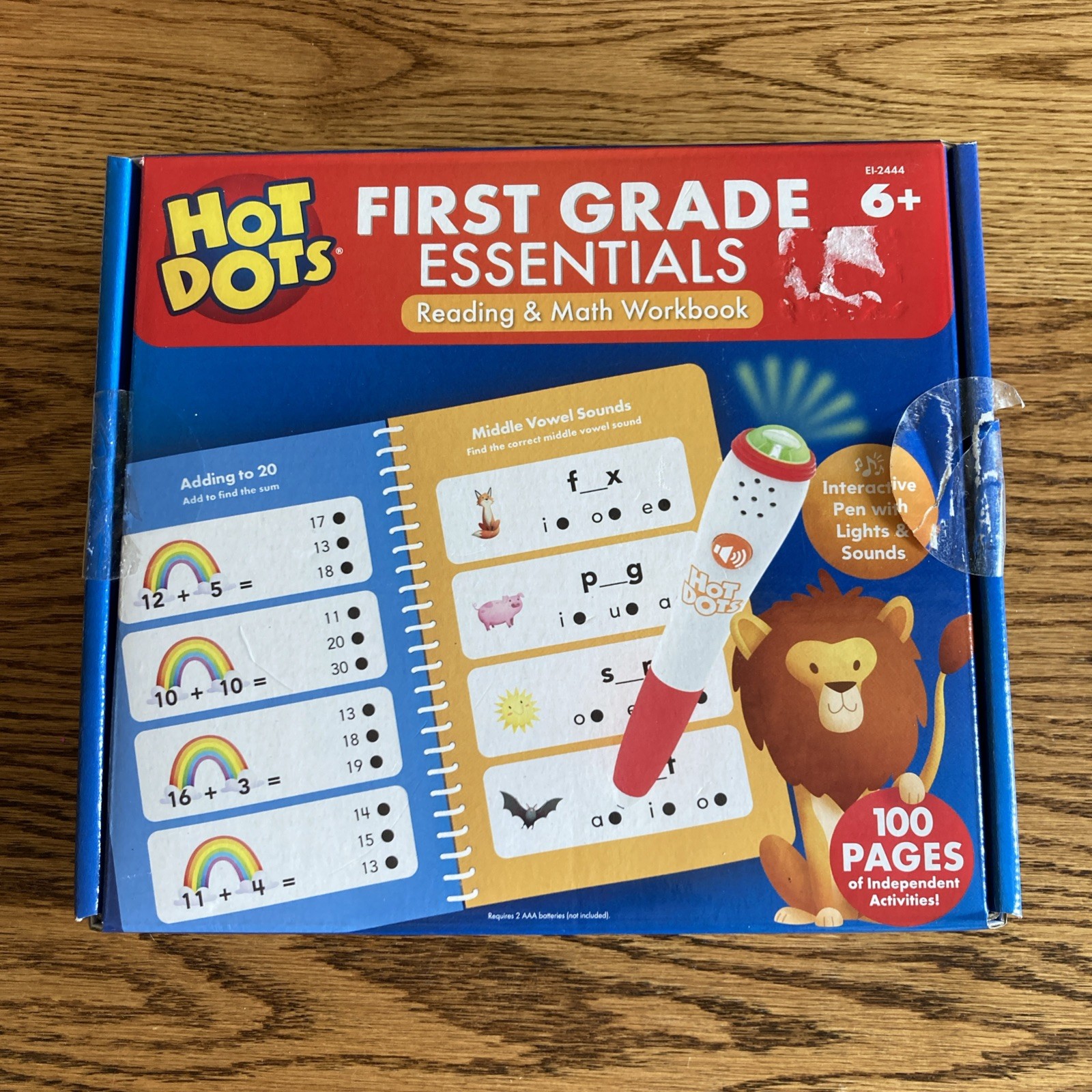 Hot Dots 1st Grade Reading And Math-age 6 School, Homeschool Lot Of 2