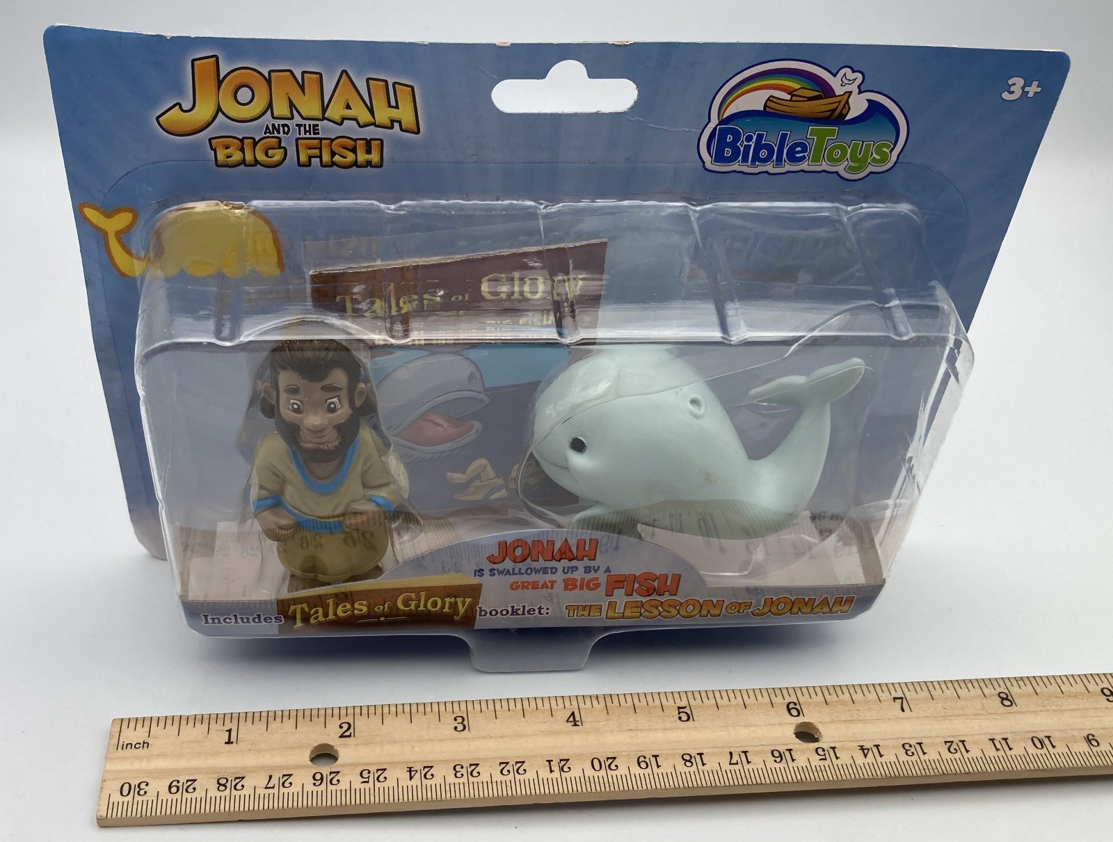 Tales of Glory JONAH & THE WHALE Big Fish 2007 Bible Story Toy Figures NIB