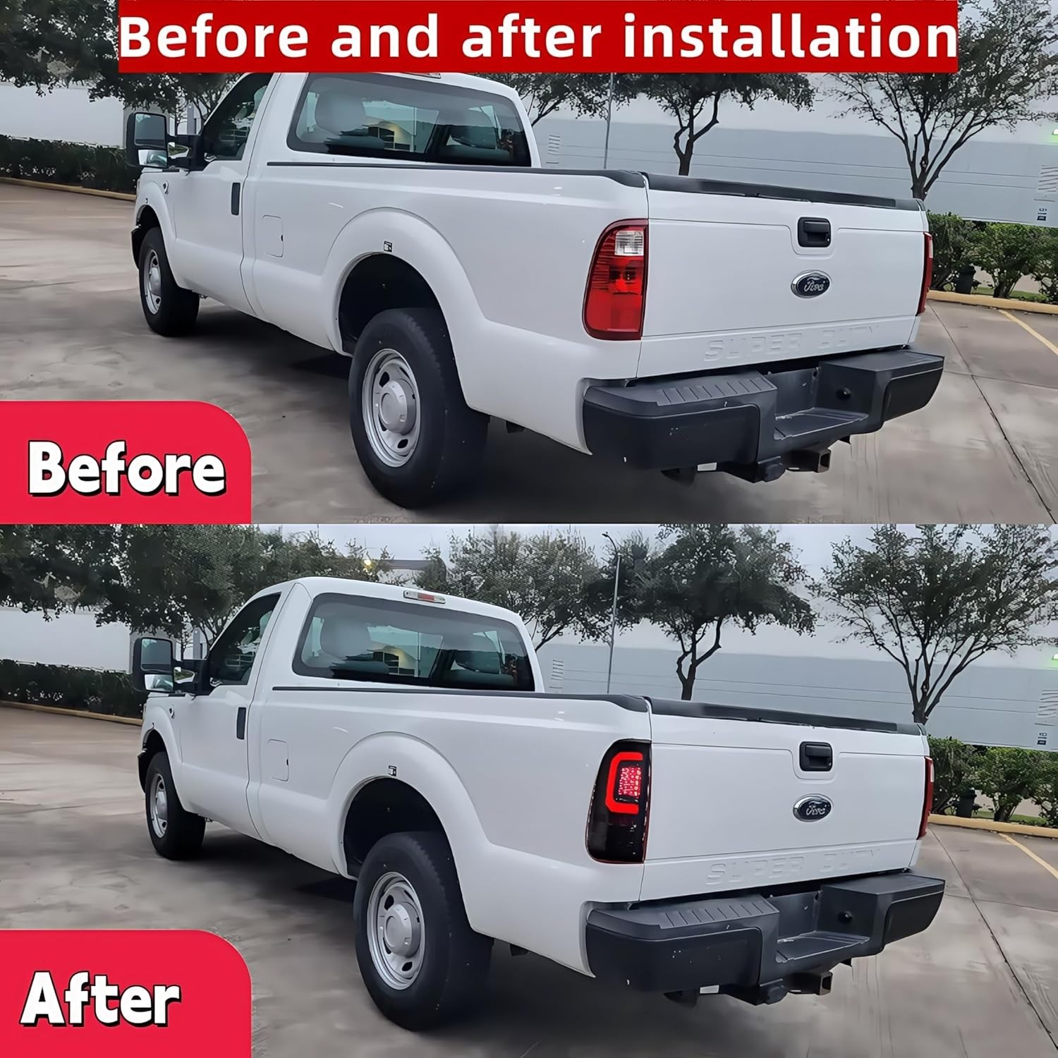 Suitable for Ford F250 F350 F450 2008-2016 Taillight Assembly Brake Assembly Rev
