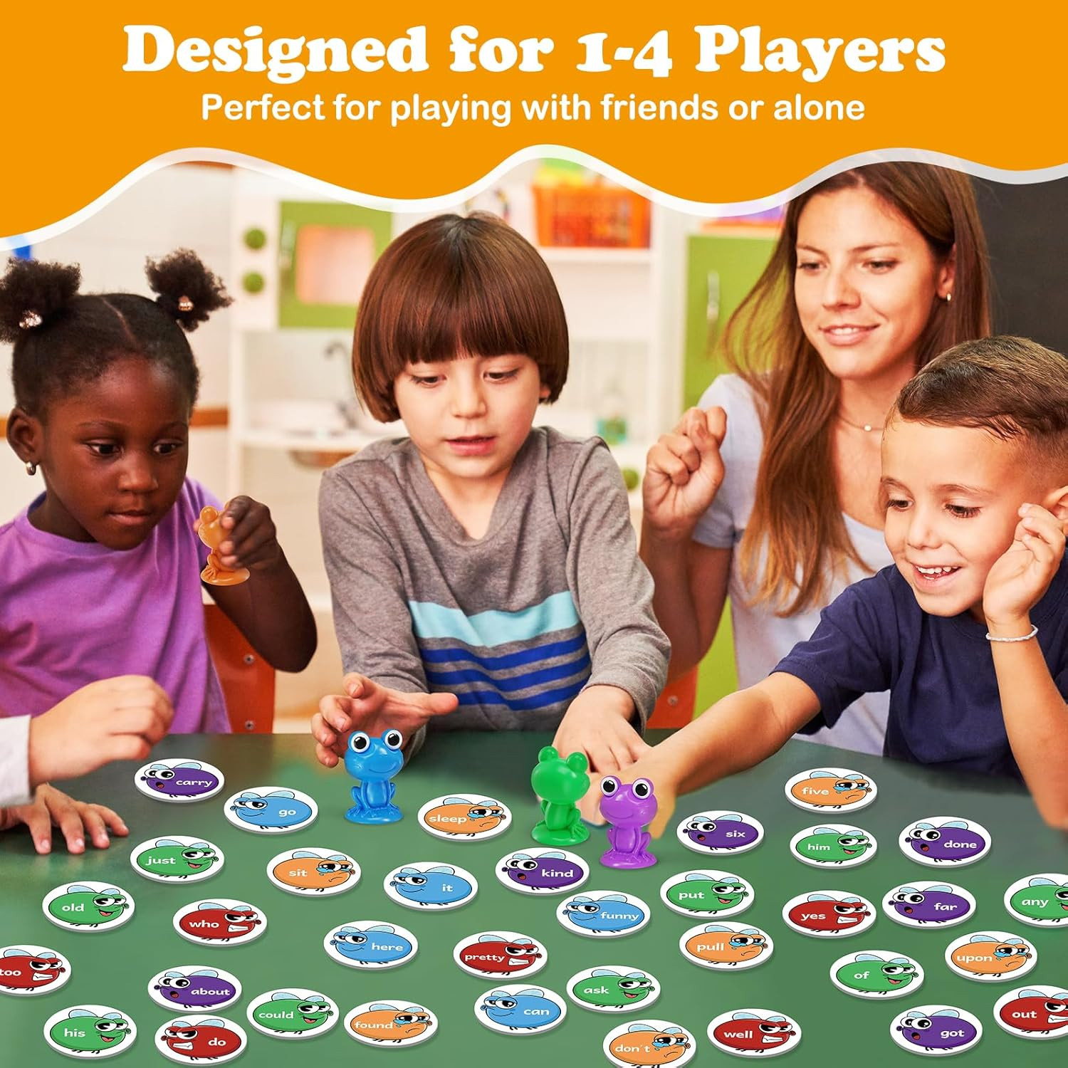 Sight Word Games Frog Site Words Educational Flash Cards Kindergarten Phonics Le