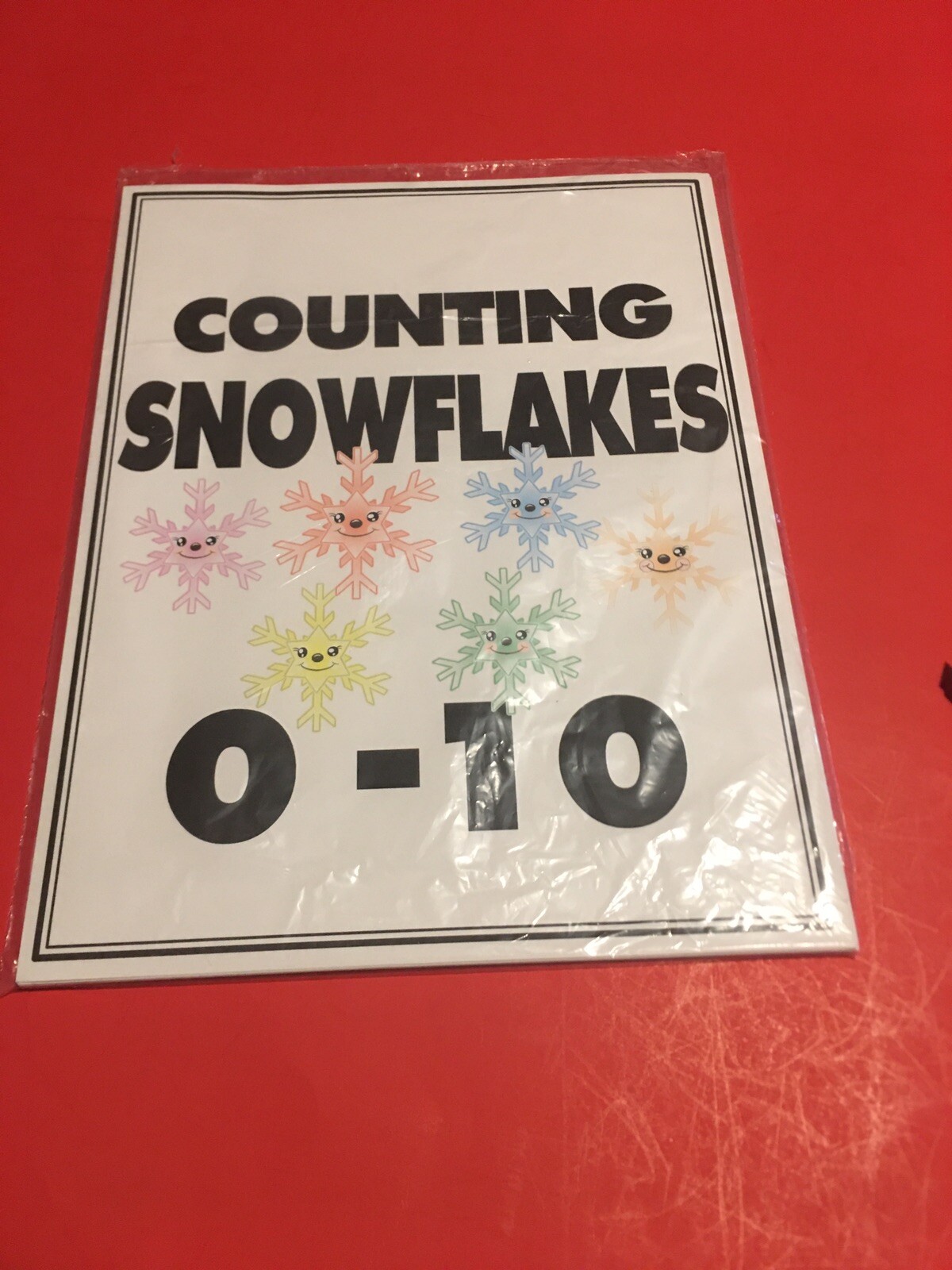 Counting Snowflakes – Learning Mats – Laminated Bundle – Pre school K5