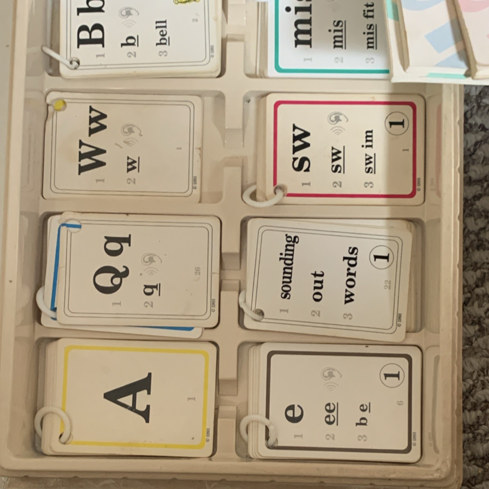 Hooked on Phonics Reading Set Cards Books Audio Cassettes Ages 4-11 1983