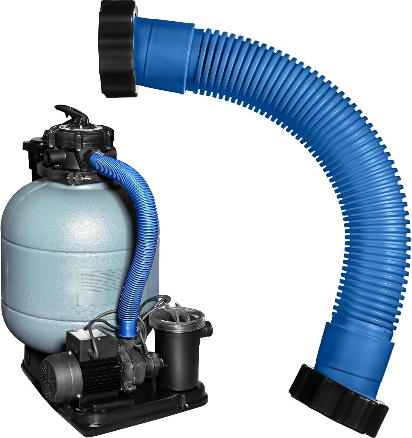 Eboot 16 Inch Pool Pump Hoses for Above Ground Pools 1.5″ Diameter Sand Filter