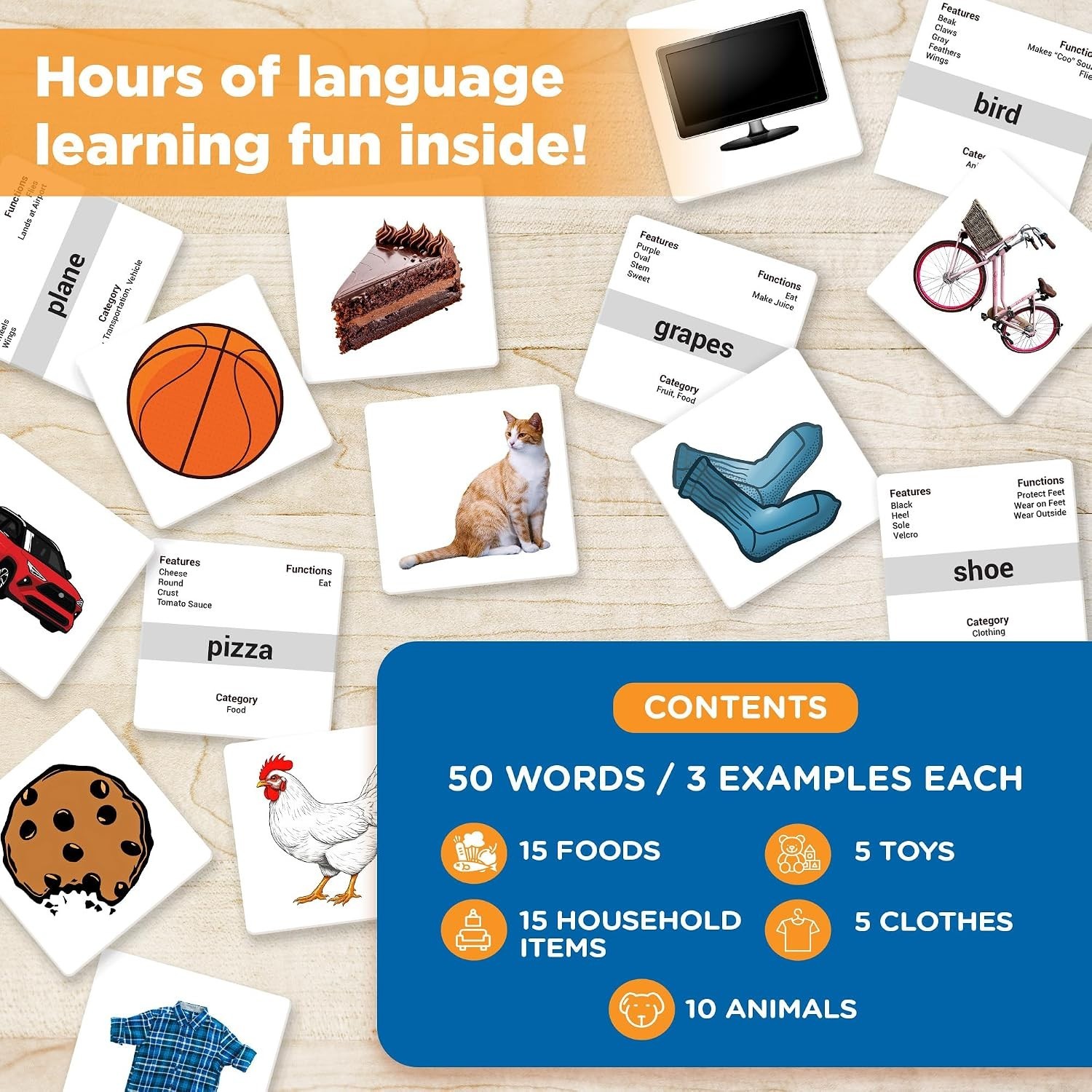 150 Picture Cards for Speech Development – Autism Therapy