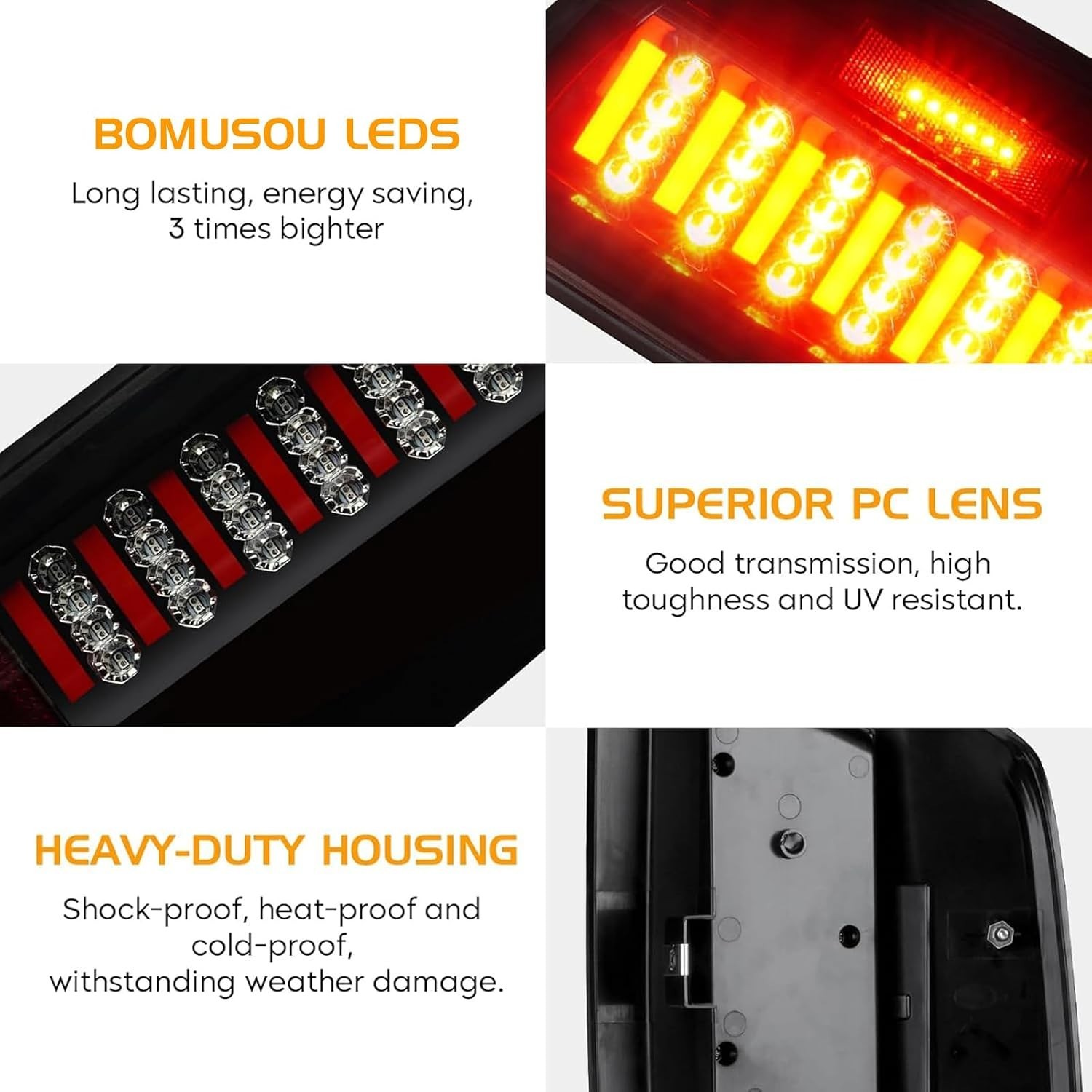 LED Tail Lights Fit for Dodge RAM 1500 2002-2006, for Dodge RAM 2500 3500 200…