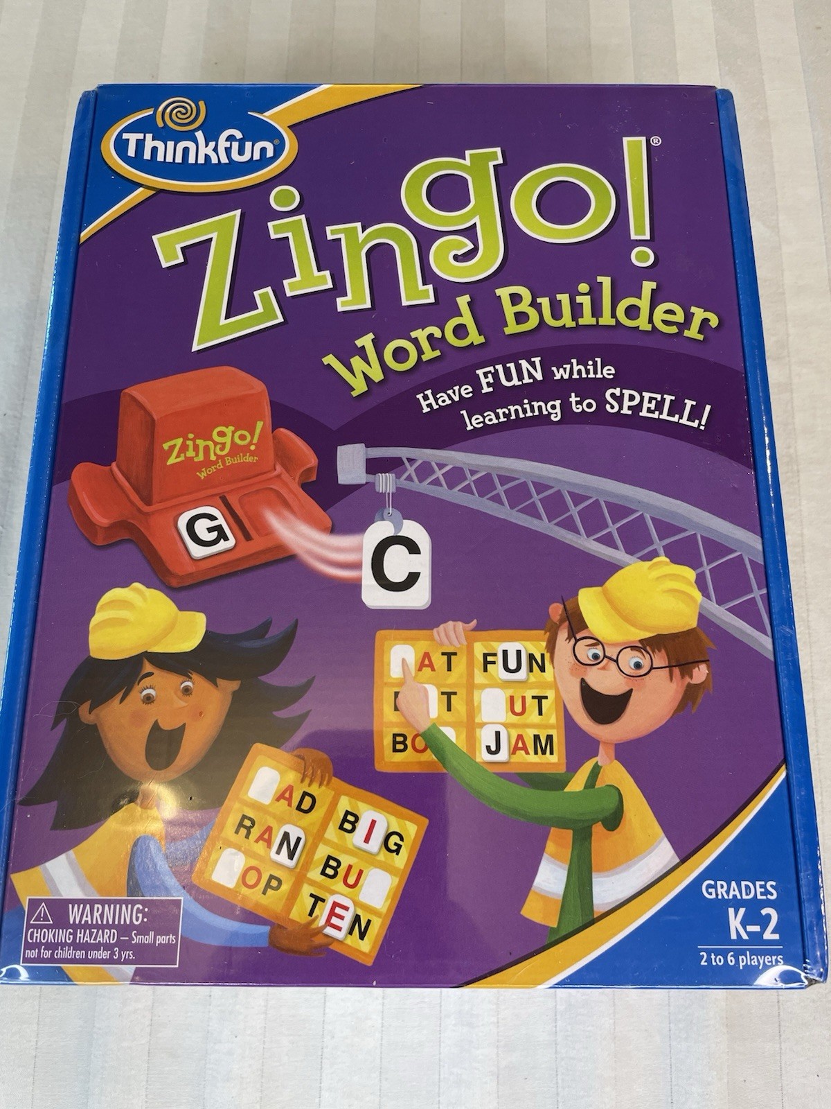 THINKFUN ZINGO! WORD BUILDER GRADES K-2 LEARNING GAME TO SPELL READ **SEALED**