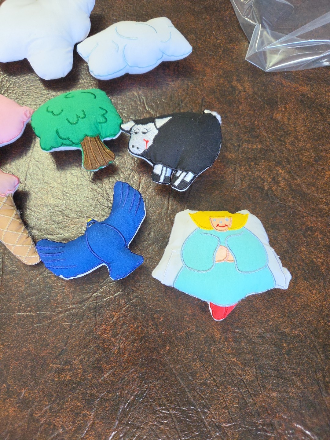 Lakeshore Learning It Looked Like Spilt Milk Fabric Storytelling Kit 12 Pieces